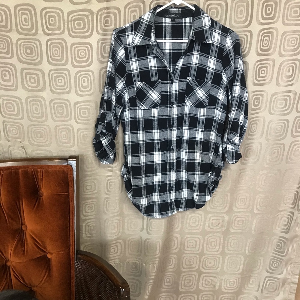 Flannel black and white